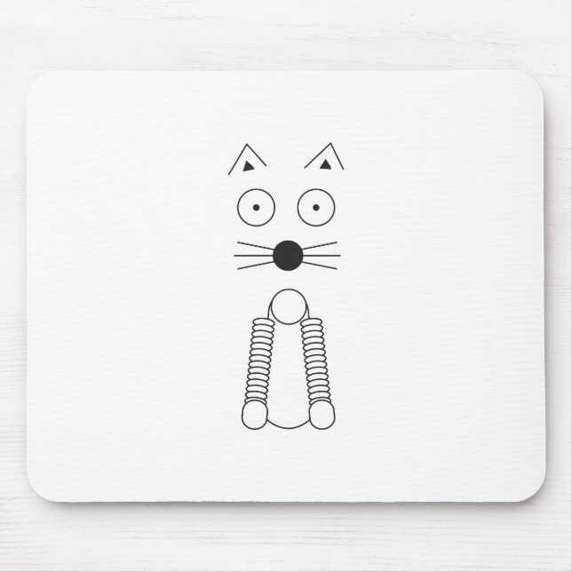 Plain CAT Mouse Mat (Front)