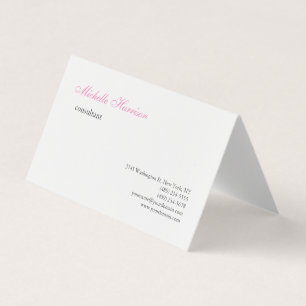 Plain Classical Plain Simple Business Card