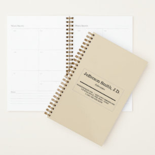 Plain & Clean Advocate Planner