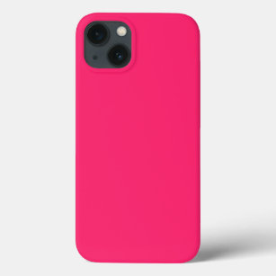 Plain color amaranth radical red pink Case-Mate iPhone case