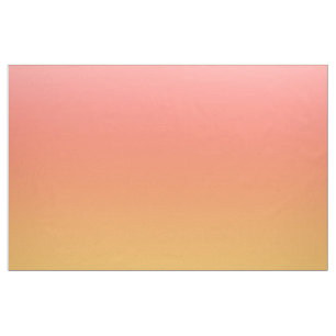 Plain colors - Yellow to Misty Pink ombre Fabric