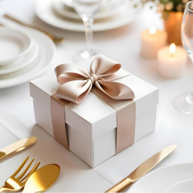 Plain Colour Bohemian Beige Satin Ribbon (Plain Color Bohemian Beige Satin Ribbon. Ai Gen.)