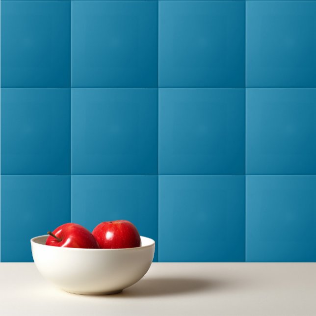 Plain colour deep cerulean blue tile (Creator Uploaded)