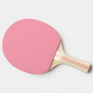 Plain colour flamingo soft pink ping pong paddle