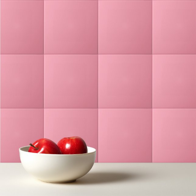 Plain colour flamingo soft pink tile (Creator Uploaded)