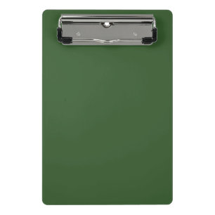 Plain colour grape leaves green mini clipboard