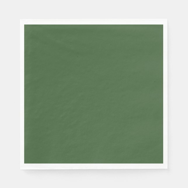 Plain colour grape leaves green napkin (Front)
