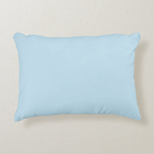 Plain colour solid cloudy light blue decorative cushion