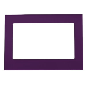 Plain colour solid midnight dark purple magnetic frame