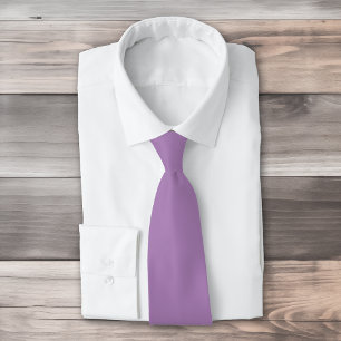 Plain colour solid pastel purple African Tie