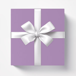 Plain colour solid pastel purple African violet Wrapping Paper