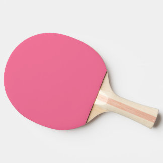 Plain colour solid rosy watermelon pink ping pong paddle