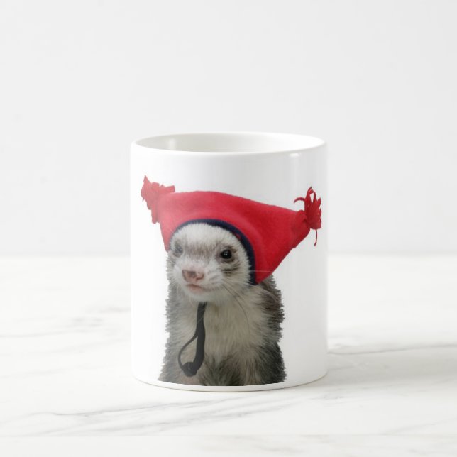 Plain crazy ferret mugs (Center)