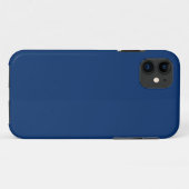 Plain Dark Blue iPhone 5/5S Case (Back (Horizontal))