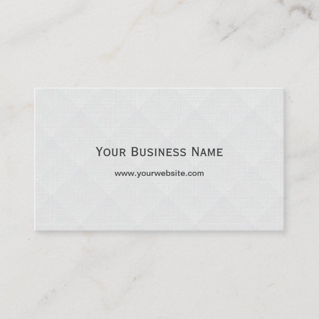 Plain Diamond Pattern Lawyer Business card (Front)