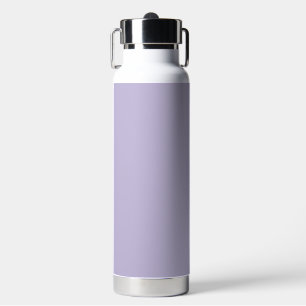 Plain dusty lavender solid color water bottle