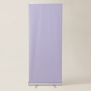 Plain dusty lavender solid colour retractable banner