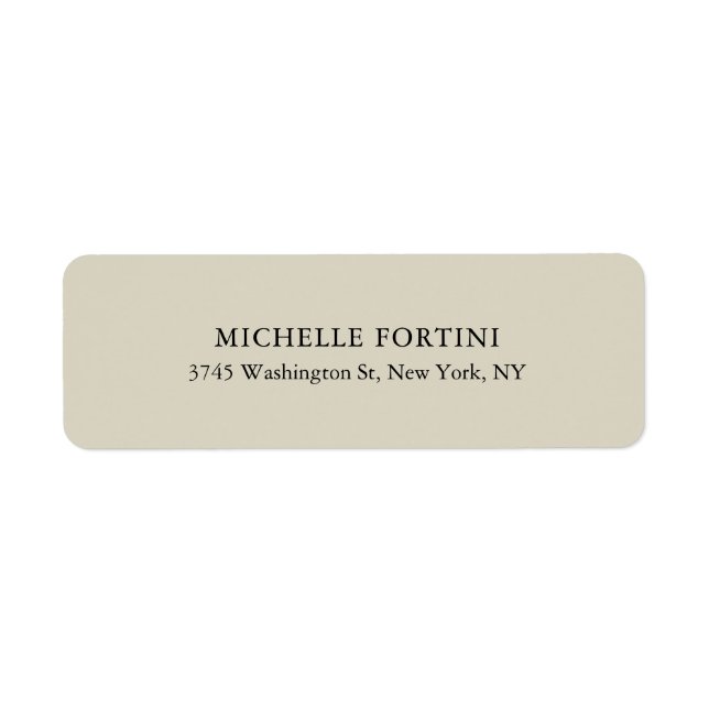 Plain Elegant Classical Simple (Front)