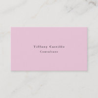 Plain Elegant Light Pink White Minimalist Modern
