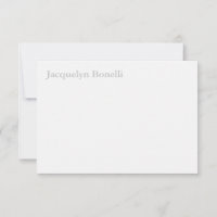 Plain Elegant Modern Minimalist