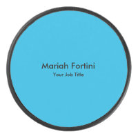 Plain Elegant Modern Minimalist Your Name Blue