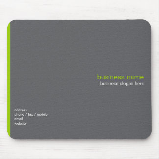 Plain Elegant Modern Simple Green Stripe Mouse Mat