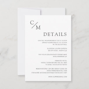 plain elegant monogram