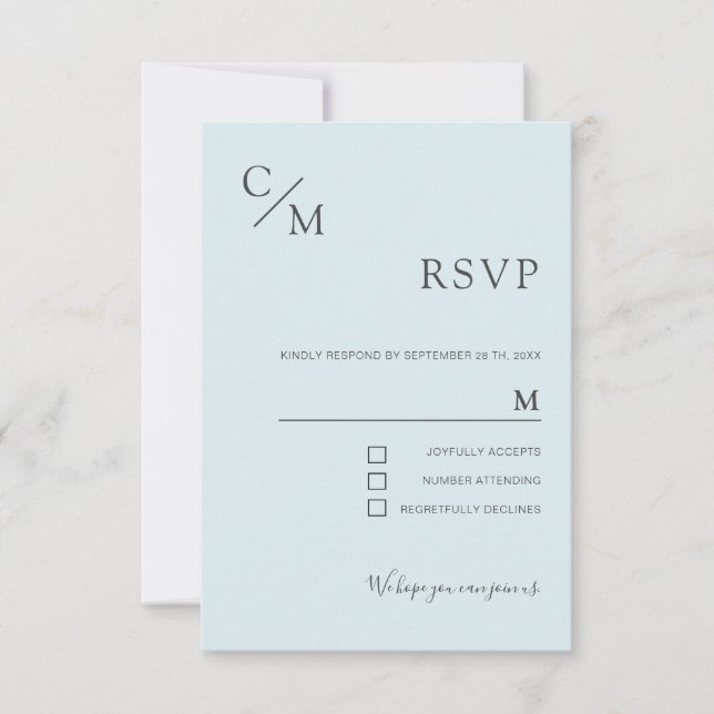 plain elegant monogram (Front)
