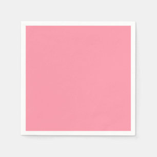 Plain Flamingo Love Pink paper napkins