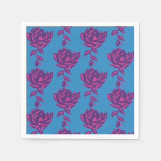 Plain Floral Napkin