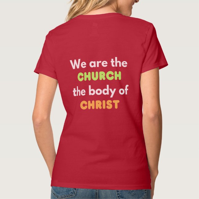 Plain Front Who We Are V2 T-Shirt (Back)