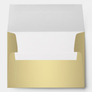 Plain Gold Linen Envelopes