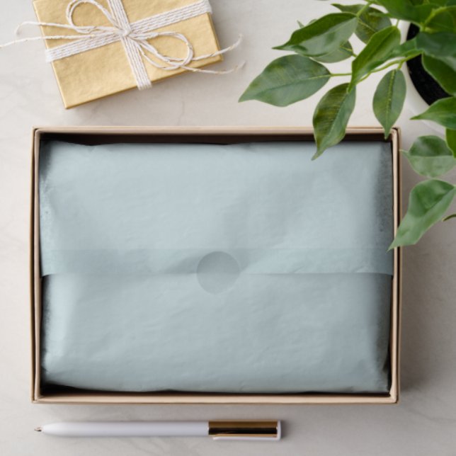 Plain Green in a Light Tone Tissue Paper (Gift)