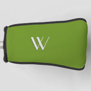 Plain Green Initial Golf Head Cover