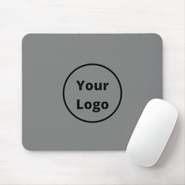 Plain grey mouse mat (With Mouse)