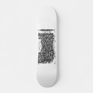 Plain "Heart Sutra Shakyo" Deck Skateboard