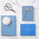 Plain Iceberg Frost French Blue Shades 3 Tones Wrapping Paper Sheet<br><div class="desc">Dive into the essence of sophistication with our Plain Iceberg Frost French Blue Shades Wrapping Paper. This trio of Iceberg Blue, Frost Blue, and French Blue hues creates a harmonious blend that speaks volumes. Elevate your gift presentations, making each moment memorable. Unveil the art of giving with a touch of...</div>