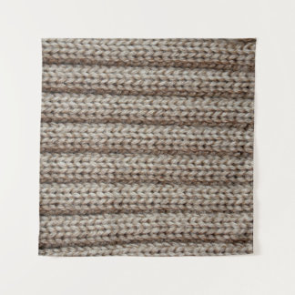 Plain knitted fabric, brown texture. tapestry