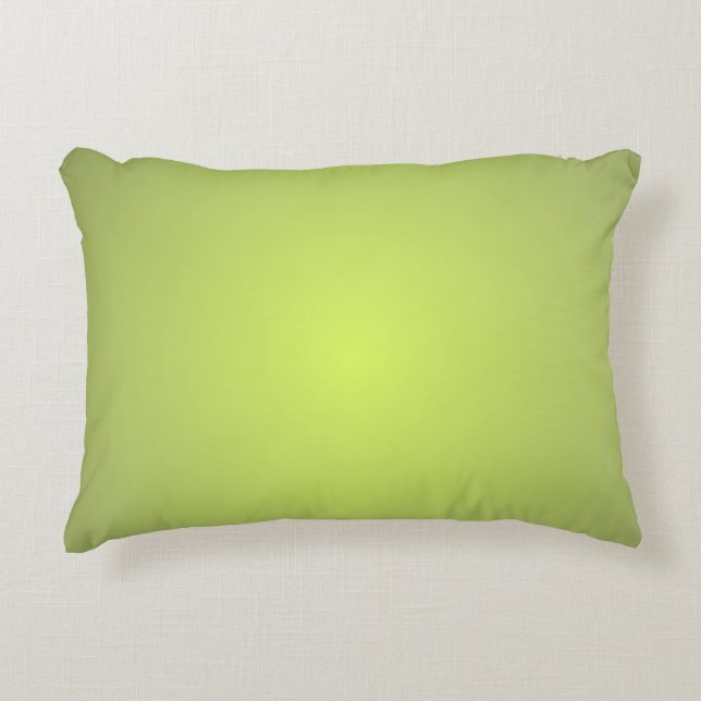 Plain Lemon Lime Decorative Cushion (Front)