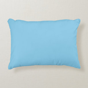Plain Light Blue  Decorative Cushion