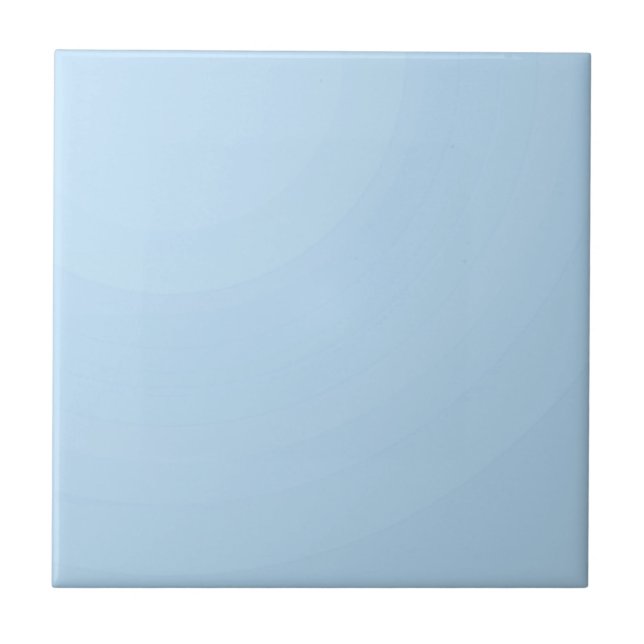Plain Lightblue SkyBlue Shade: Add text or image Tile (Front)