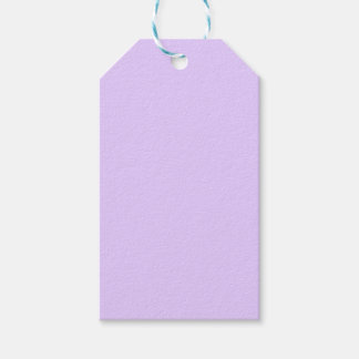 Plain Lilac Background Gift Tags