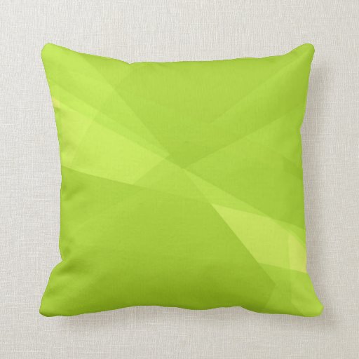 Image of Plain Lime Green Background Cushion
