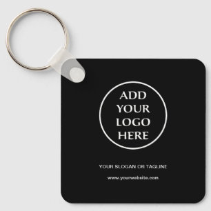 Plain Logo Business Company Corporate Professional Key Ring