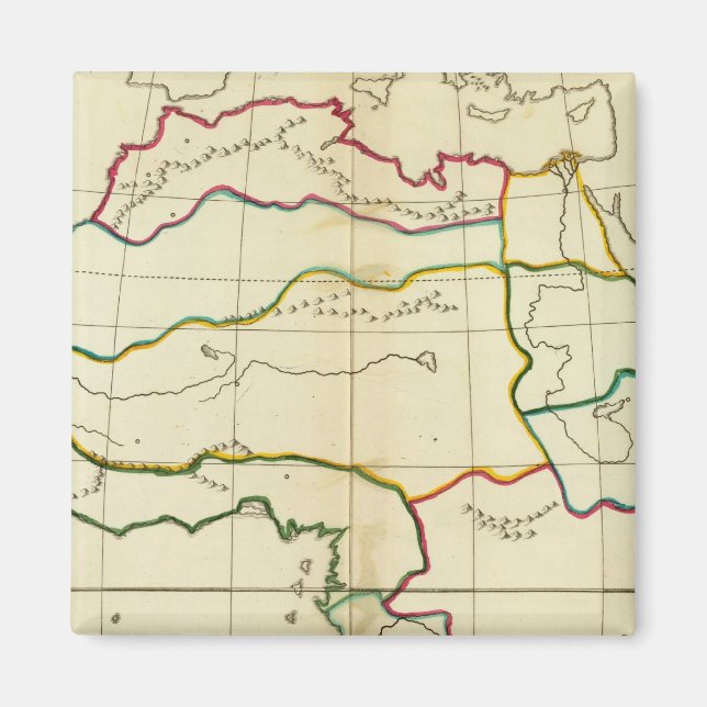 Plain map Africa Magnet (Front)