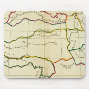 Plain map Africa Mouse Mat