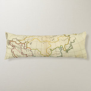 Plain map Asia Body Cushion