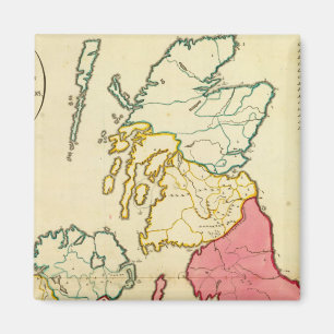 Plain map British Islands Magnet