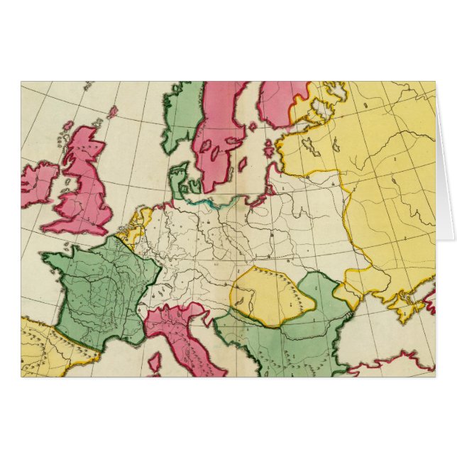 Plain map Europe (Front Horizontal)