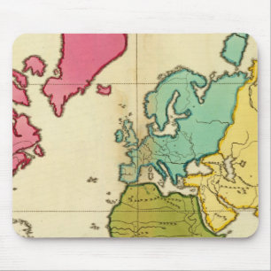 Plain map World Mouse Mat